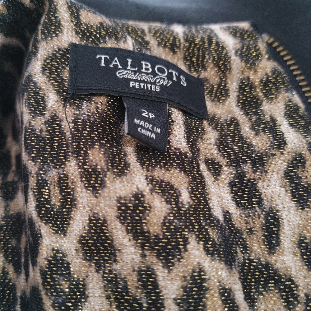 Talbots Leopard Print Sheath - Picture 3 of 5
